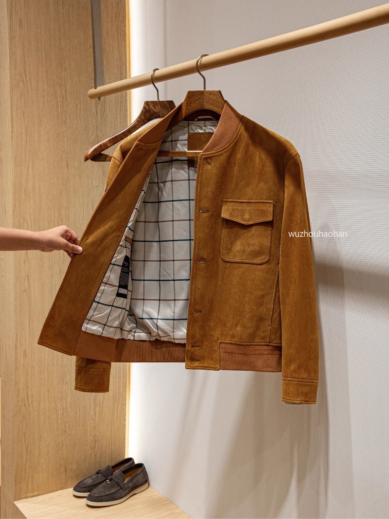 Vestes de créateurs hommes automne et hiver en daim de la veste de base de baseball décontractée manteau l1289