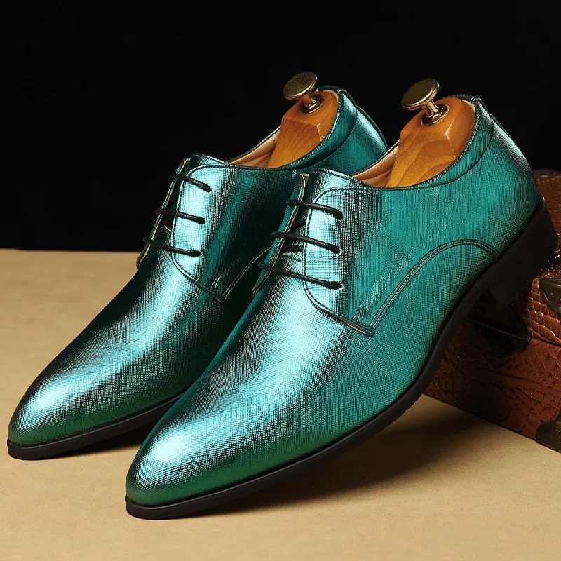 Business Formal Leather Shoes Mens Casual With Suit Low Top Solid Wedding Shoes Color Fi Oxford Shoes Pointed Office Shoes XJ250801