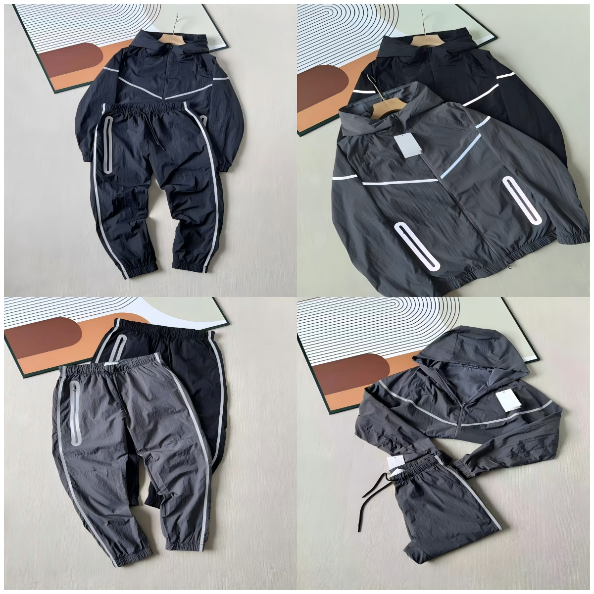 Designer tracksuits tech fleece men hoodie pant Spring and Autumn Leisure Sports Breathable Men's new sports jacket sweatshirt air cotton zippe
