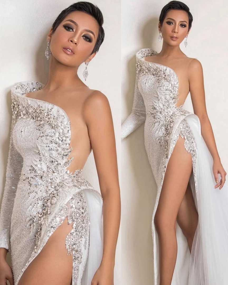 Luxury Wedding Dress Mermaid Gowns One Shoulder Sleeveless Sequins Side High Slit Floor-Length Formal Bridal Gowns Plus Size Customized Vestido de n