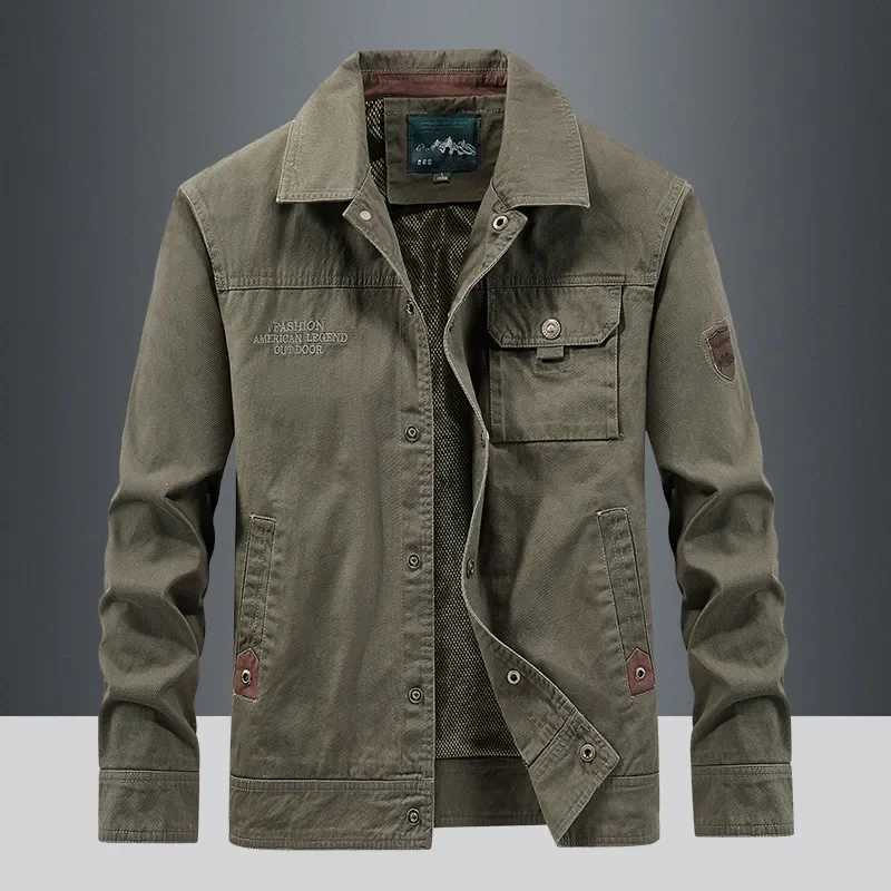 Waterproof Tactical Jacket Men Spring Autumn Multi-Pocket Wear-Resistant Windbreaker Coat Military Thin Cargo Jackets XJ250801