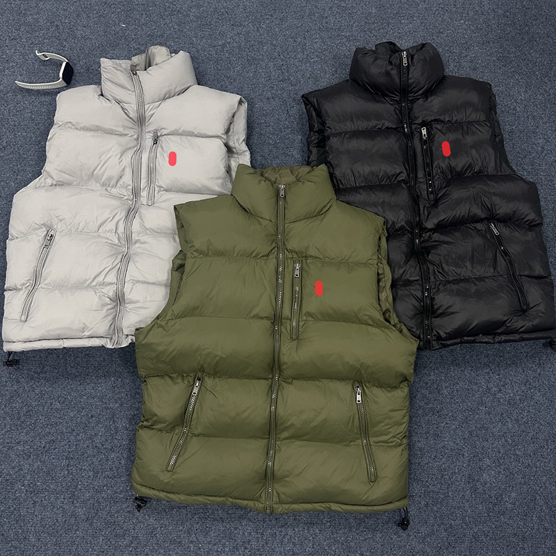 Designer Winter gilet men polo vest designer down jacket luxury man woman feather filled material coat embroidered warm outerwear jackets pop cou-image-815727942