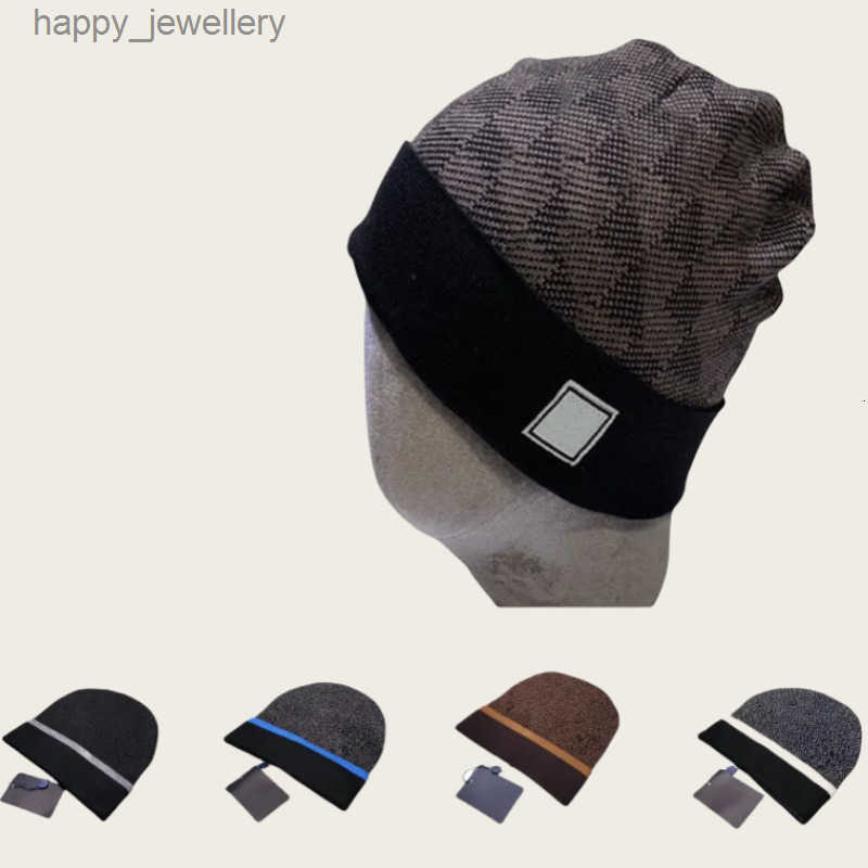 Plaid ie designer ie luxury hat for men knitted bonnets winter hat fall thermal skull cap casual travel classical ies keep warm free high quty hat T