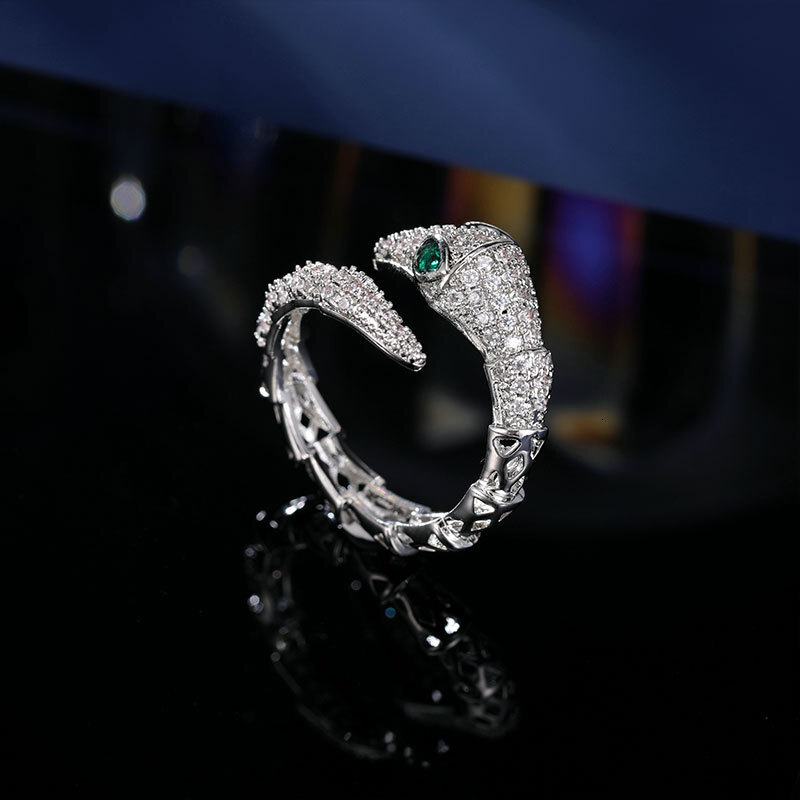 Fashion Personality Simplicity Snakehead Women's Earrings Free Shipping Designer Luxury Jewelry New European And American Zircon Elegant Access