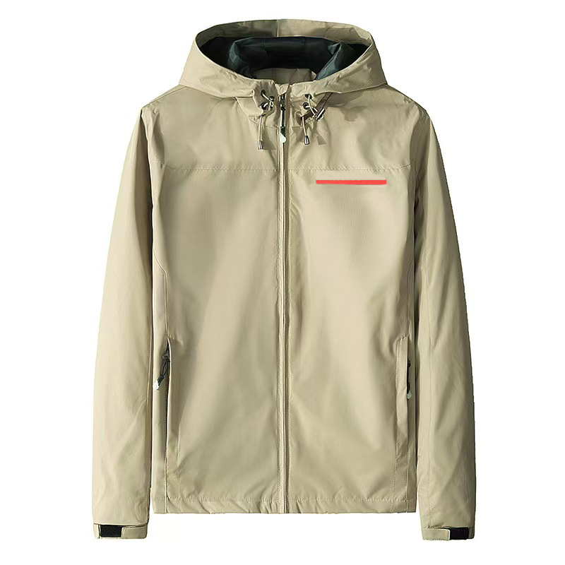 windproof jacket designer men jacket top hooded light mens coats outdoor man casual jacket versatile fashion color jacket loose travel outerwear