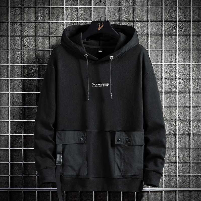 2024 Spring Autumn Black Gray Oversize 6XL 7XL 8XL Hoodie Sweatshirt Men Hip Hop Skateboard Streetwear Clothes X250802