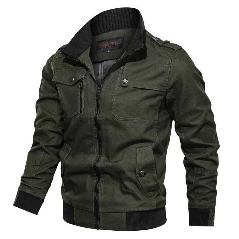 Style Washable Cotton Casual Zipper Pocket Stand Collar Plus Size Jacket Macho Style Thin Top Mens Comfortable Z250802