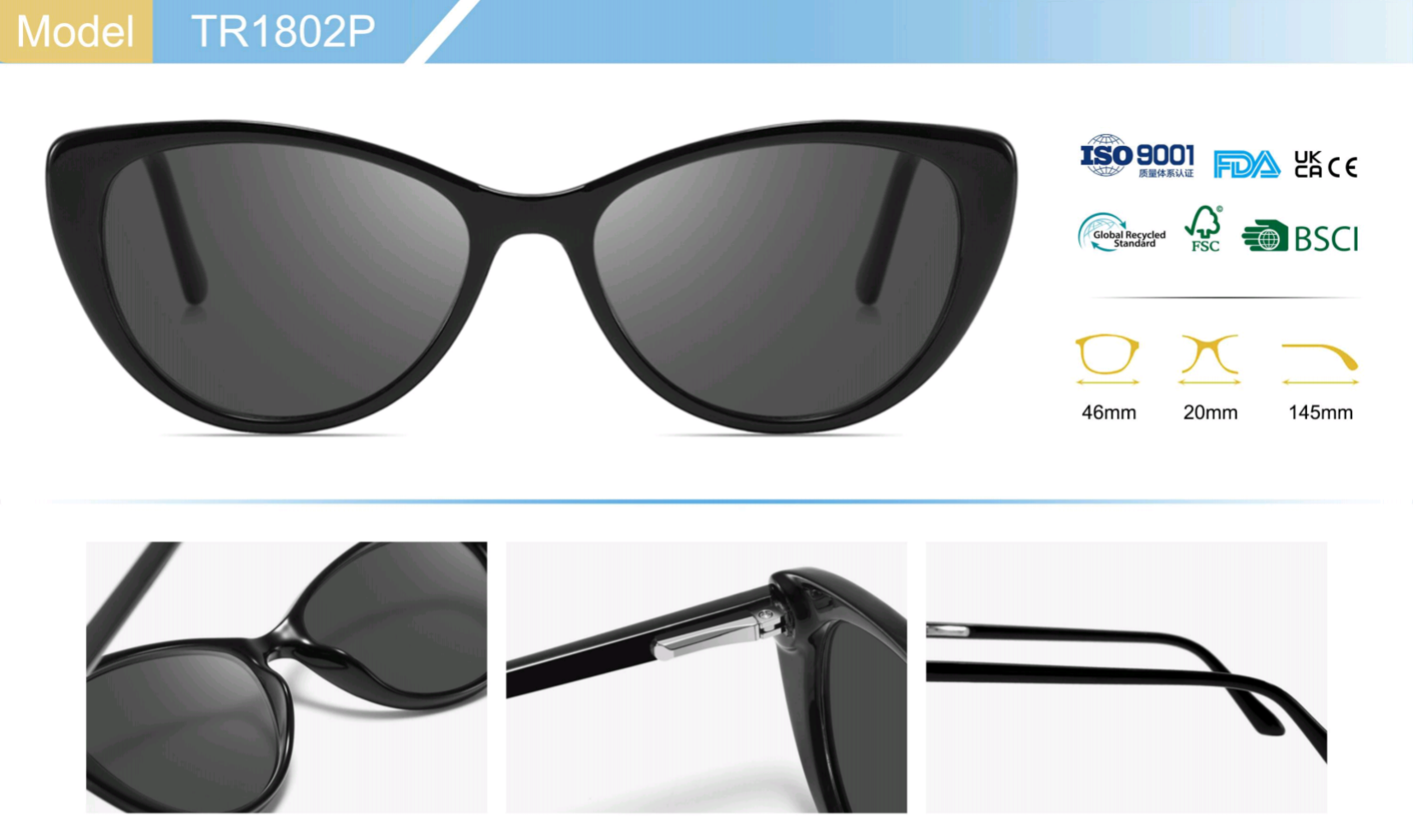sporty square sunglasses high-quality TR90 frames men women's polarized lenses shock-resistant UV protection fishing outdoors sports elegant st