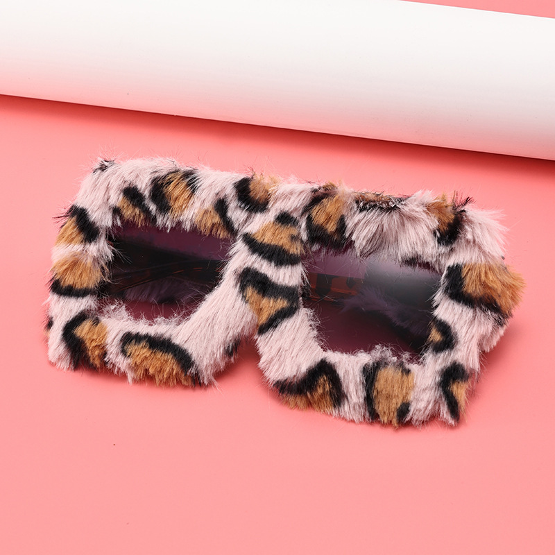 Free Shipping 2025 New Designer Sunglasses Puppy Style Plush Winter Sunglasses For Women Fashion Cat Eye Sunglasses Female European And American Sun