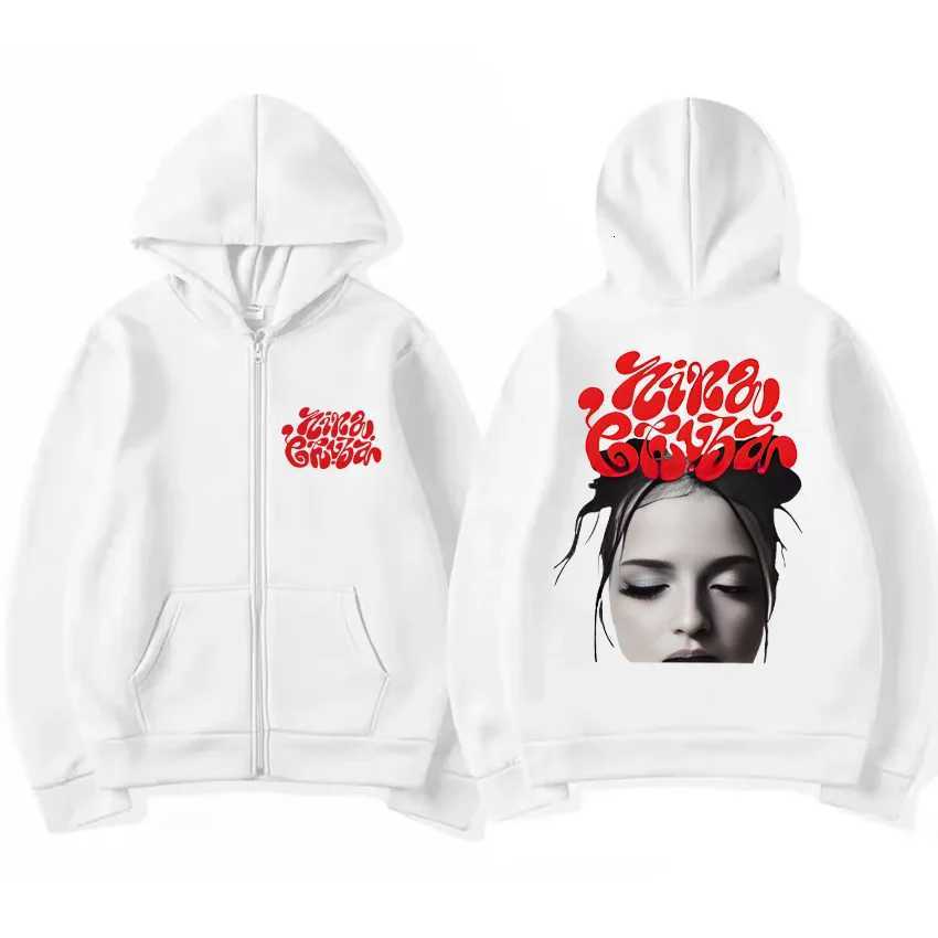 Nina Chuba Printed Hoodie Men Womens Hip Hop Clothing Coat Hip Hop Zip Up Jacket Long Sleeve Fashion Fleece Vintage Streetwear X250802