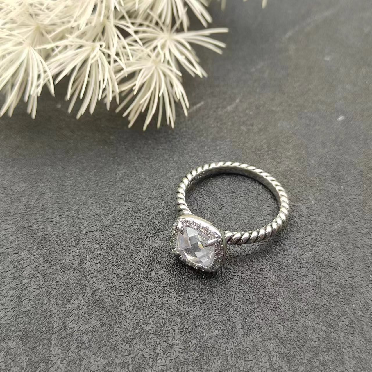 New 100% S925 Sterling Silver DY Ring - Luxe & Chic Fashion Jewelry, Boosts Elegance & Charm, At a Budget-Friendly Price!
