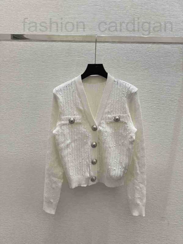 women sweater autumn trendy long-sleeved knit top high-end Loose cardigan sweater coat designer Sweater women thin Knit green sweaters CBCJ