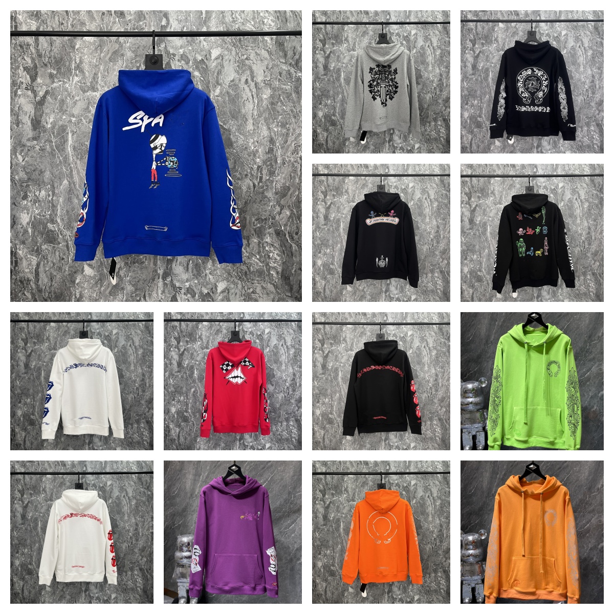 chromedhoodie Designer Hoodie Zipper Hoodies Men Jackets Hoodie Long Sleeves Jacket Loose Outwear Coats Hoody Mens Woman Streetwear Clothes s heartl