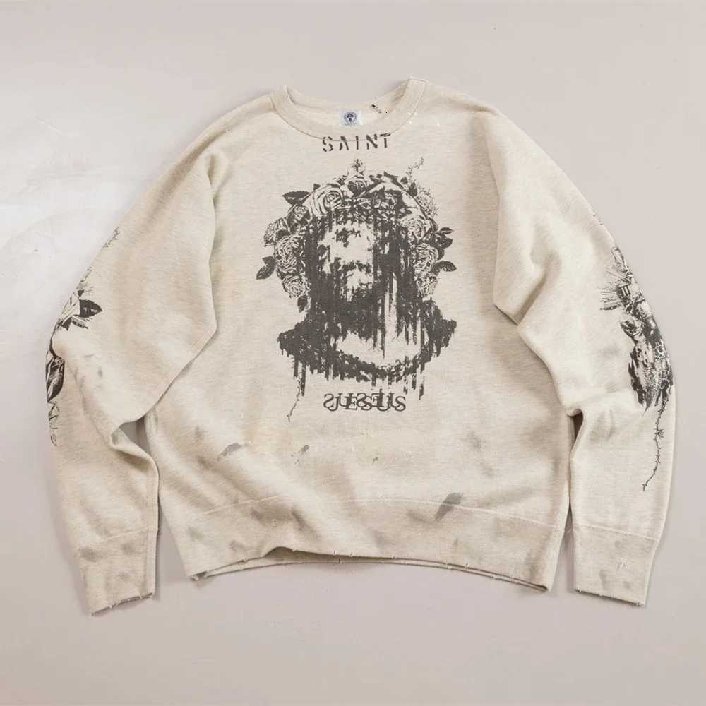100% Cotton Y2K High Quality Casual Sweatshirt For Men X250802