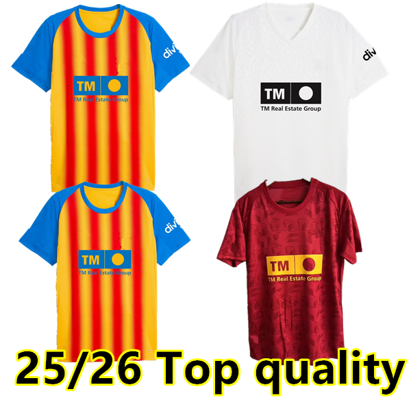 25 26 Valencia soccer jerseys VCF jersey 2025 2026 Cavani GUEDES GAMEIRO camisetas de futbol SOLER M. Florenzi M.Gomez football shirts GAYA A. Al-image-880125643