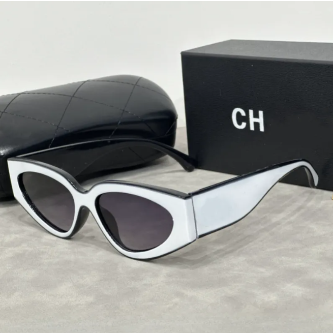 Sunglasses Designer Sunglasses For Women Men Beach Sun Glasses Trendy Square Metal Legs Letter Design Cat Eye Top Quality Eyeglasses Oval Luxury Mon