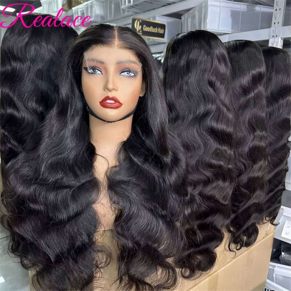 Body Wave 13x6 HD Front Human Hair Wig 30 40 Inch Brazilian 13x4 Hd Lace Frontal Wigs For Black Women High 250% Density