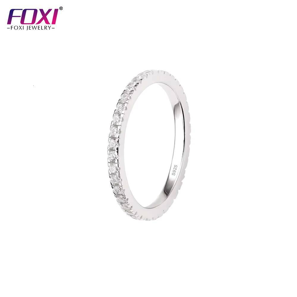 Classic Manufacturers Elegant 925 Silver Rings with Zircon Hot Selling Ladies Engagement Gift Party