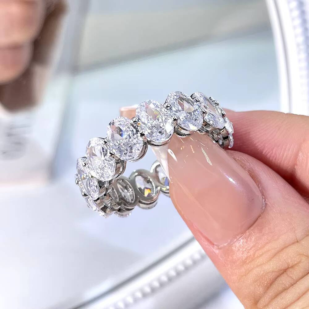 FOXI Factory Wholesale Fine Rings Non Tarnish 925 Silver Jewelry High Quality Cubic Zirconia 925 Sterling Silver Rings for Women