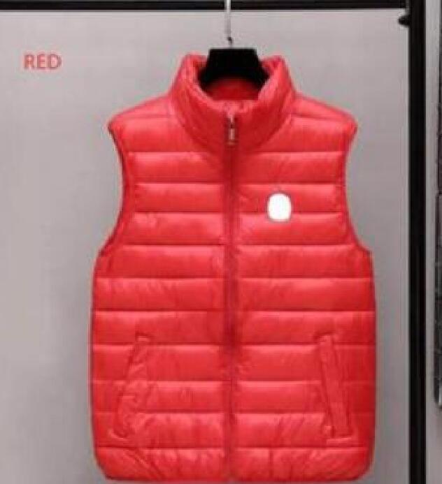badge design Puffer Vest Women's Waistcoat Winter Down Vests Unisex Couple Bodywarmer mens Jacket Sleeveless Outdoor Warm Thick Outwear Gilet