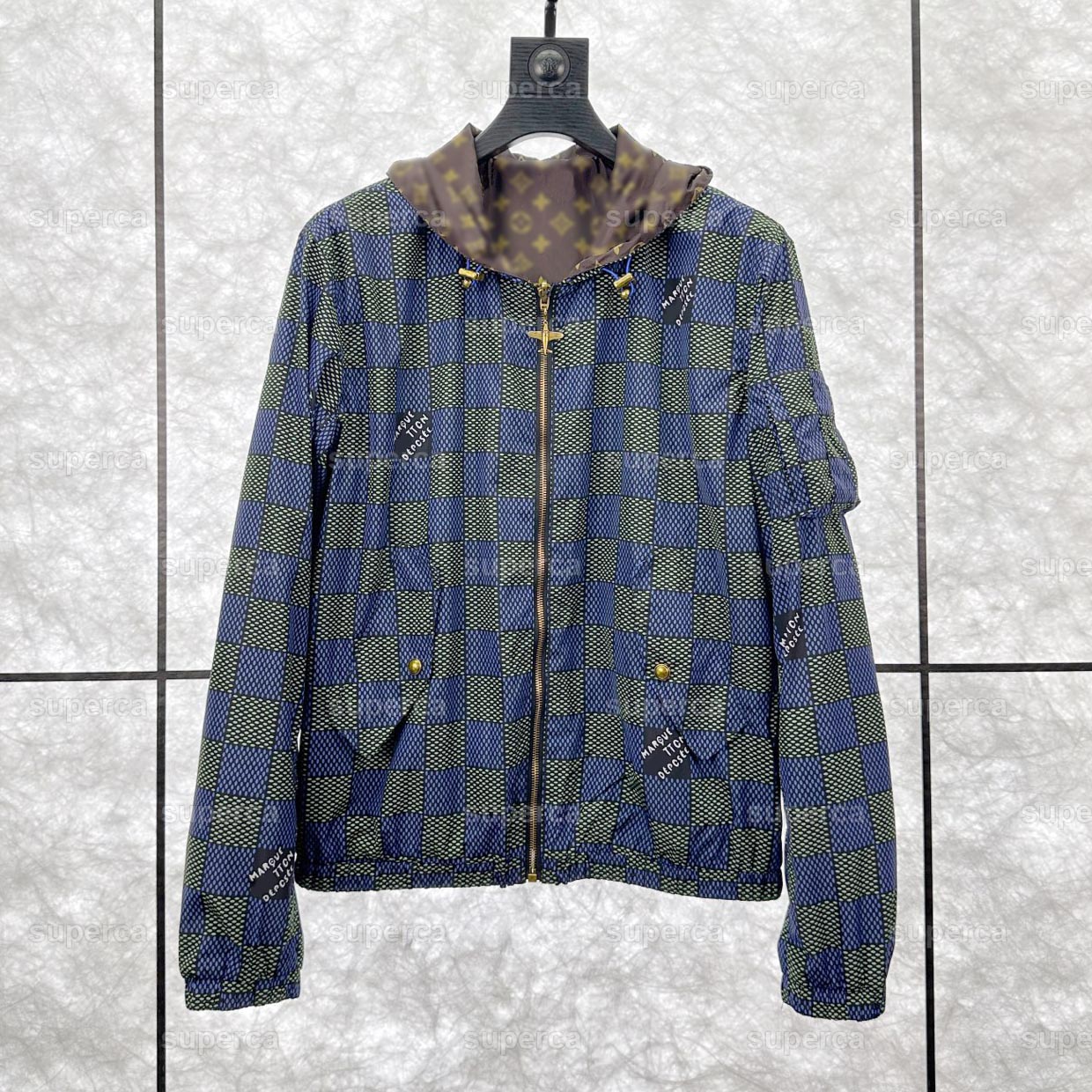 Men's plus size Outerwear Coats nylon Jacket Designer Jacket hoodie hooded casual fashion color stripe printing top quality wild breathable 4g3