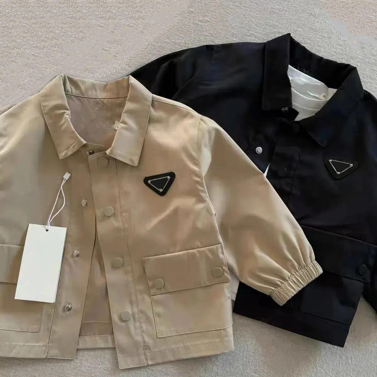 Jacket Coat Designer Children Triangle Autumn And Winter Boys Jackets Coat Girls Jackets Baby Clothes Boys Jackets Cothing