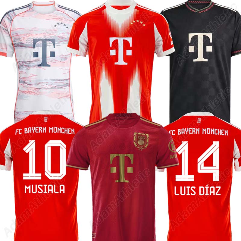 KANE MUSIALA jerseys 2025 KIMMICH 125th anniversary football shirt 25 26 home away soocer jersey men kids kit player version-image-899824773