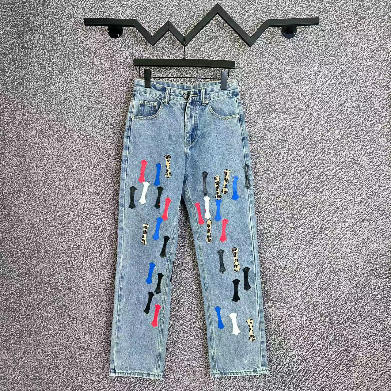 Chrome Jeans Mens Designer Jeans Womens Pants Women Jeans Jean Shorts Mens Jeans Baggy Stacked High Quality Luxury Skinny Jeans Embroidery Denim Sli