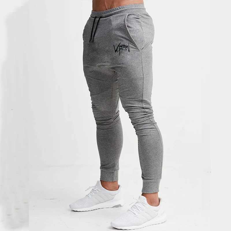 Thin Sports Pants European and American Mens New Trendy Brand Slim Fit Solid Color Sports Leggings Casual Fitness Cropped Pan X250804