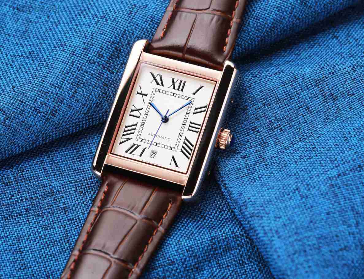 Top quality tank watch womens watch super clone watches watch women tank quartz movement fashion classics leather straps sapphire glass watches with