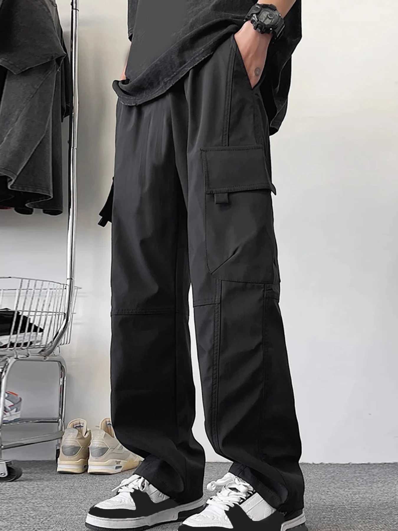 2021 Mens Cargo Pants Plus Size Quick Drying Sports Outdoor Waterproof Mens Work Pants Streetwear Male Sports Sweatpants X250804