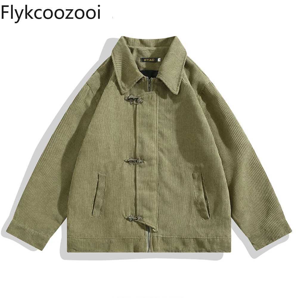 Autumn and Winter Trend Corduroy JaCKet RETRO Casual Lapel Jtops for Men and Women Short Coat Z250804
