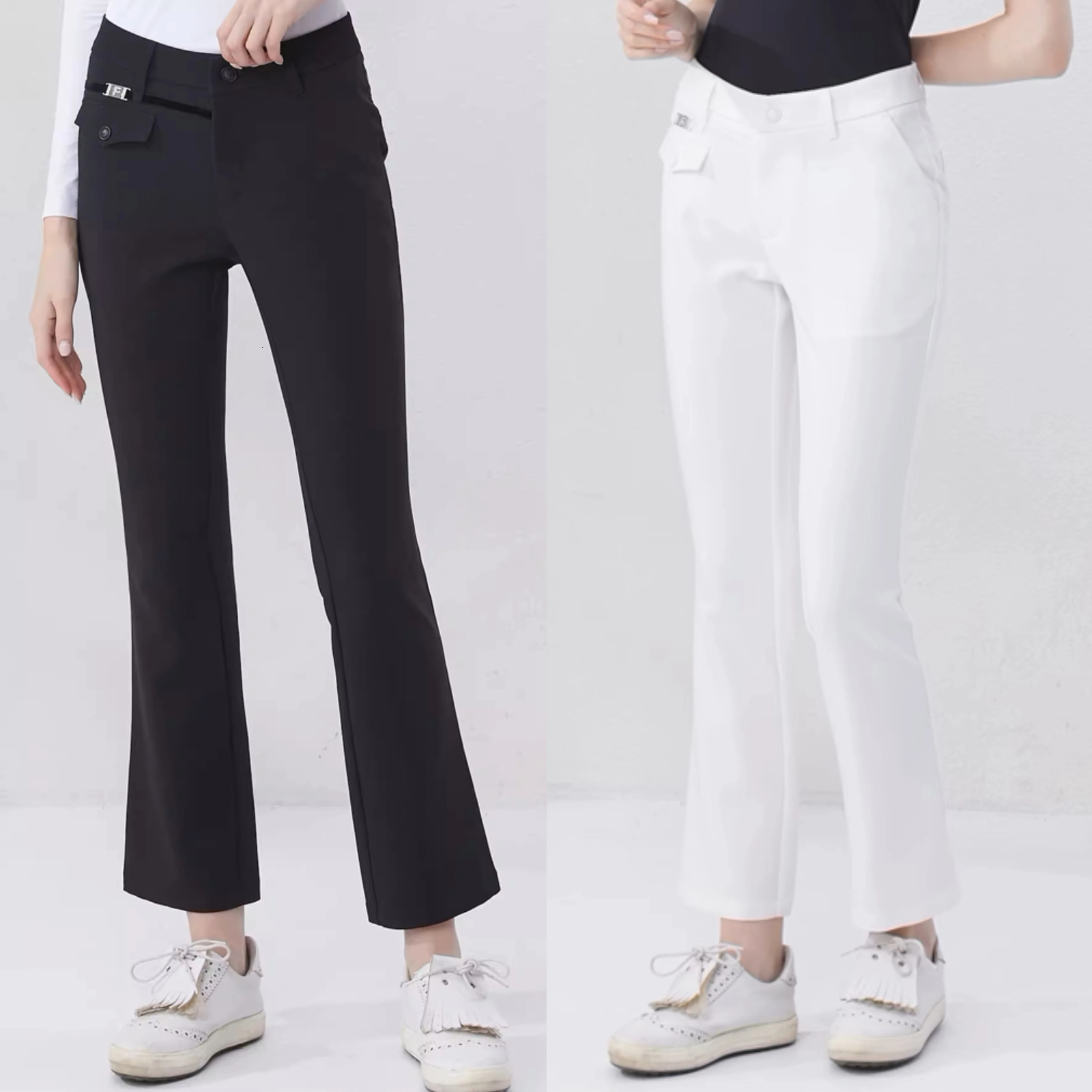 Summer Golf Pants Womens Bell shaped Pants Breathable Quick drying Elastic Pants Golf Womens Ball Pants Clothes Set Women 250729