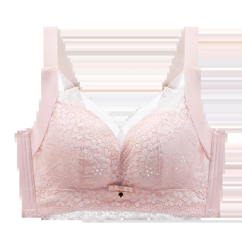 Spring And Summer Fivebreasted Thin Hole Cup Breathable Bra Without Underwire Breastproof Sagging Underwear Looks Thin Bh 250724