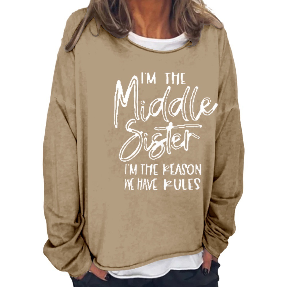 Free Shipping Designer Hoodie 2025 Fashionable And Personalized New Loose Plus Size Women's Round Neck Sportswear