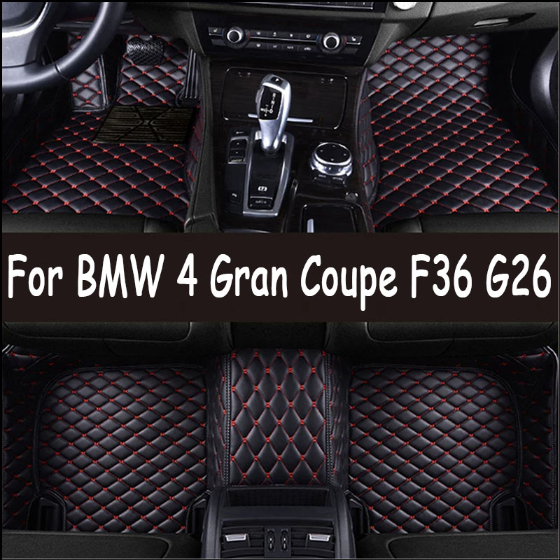Custom Car Floor Mats For 4 Gran Coupe F36 G26 2014 to 2023 Years 4Doors Auto Carpets Foot Coche Accessories-image-1069695579