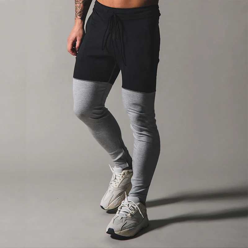 Muscle Fitness Brothers New Sports Trousers Mens Running Cotton Slim-Fitting Pants With Ankle Zipper Casual Sweatpants X250804