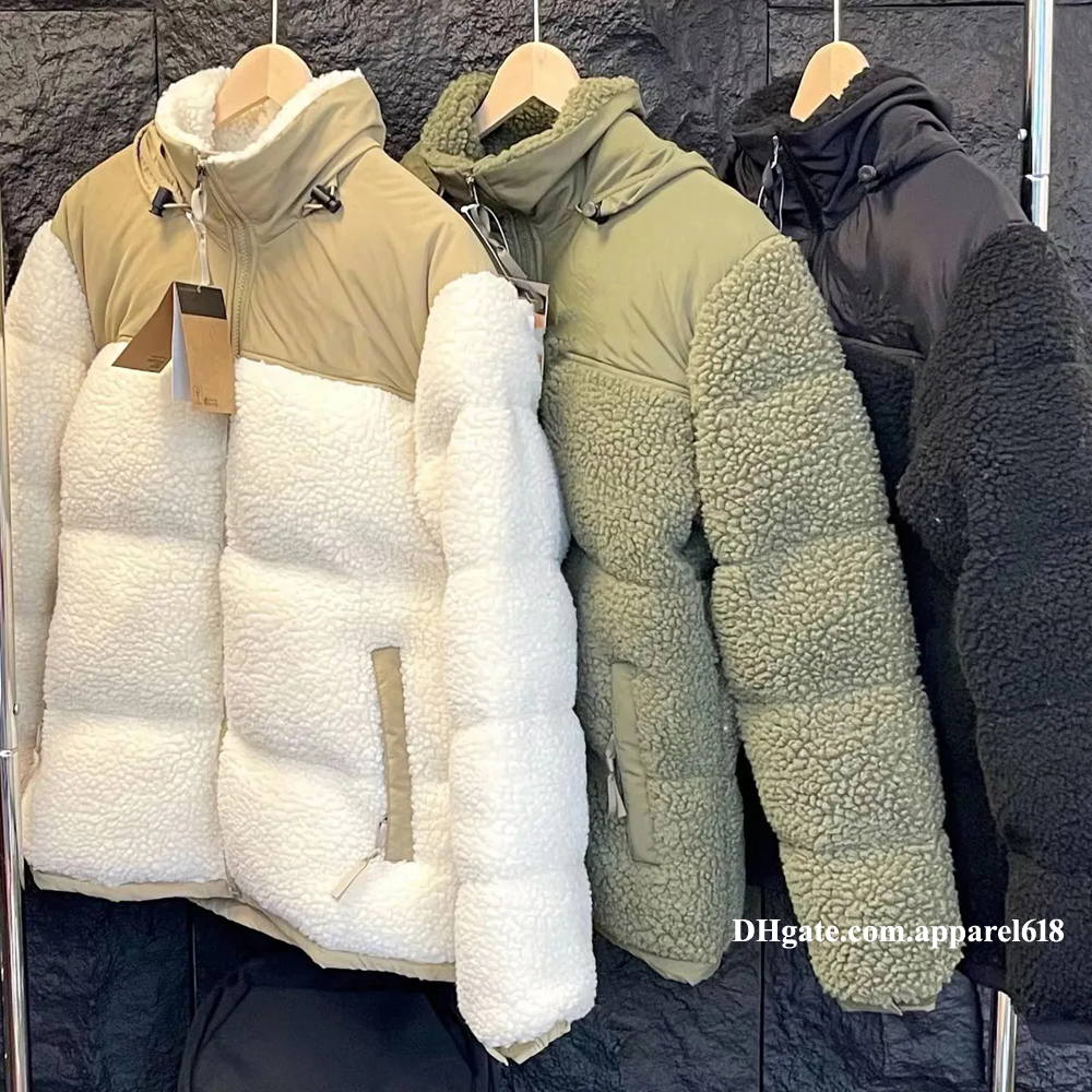 mens jacket designer windbreaker woman outdoor zipper luxury coat sports fall winter veste vintage retro sherpa Fleece Thickened Loose Warm Tops