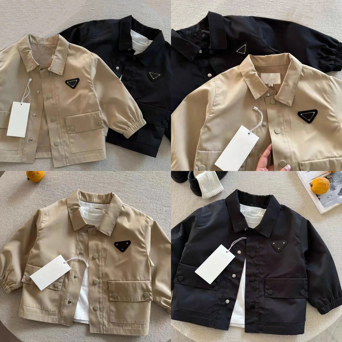 New Spring Autumn Baby Girl Boy Clothes Baseball Jacket for Boys and Girls, Trendy Outerwear Casual Children Clothing