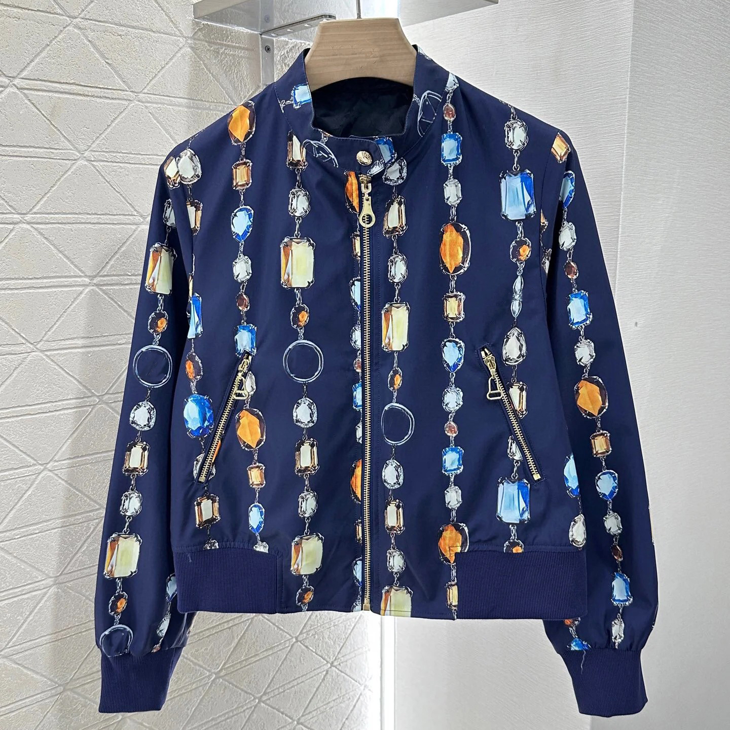 Luxury Designer Womens reversible Jackets Coat classic Letters Jeans Socialite Cargo Denim Short Jacket S-L