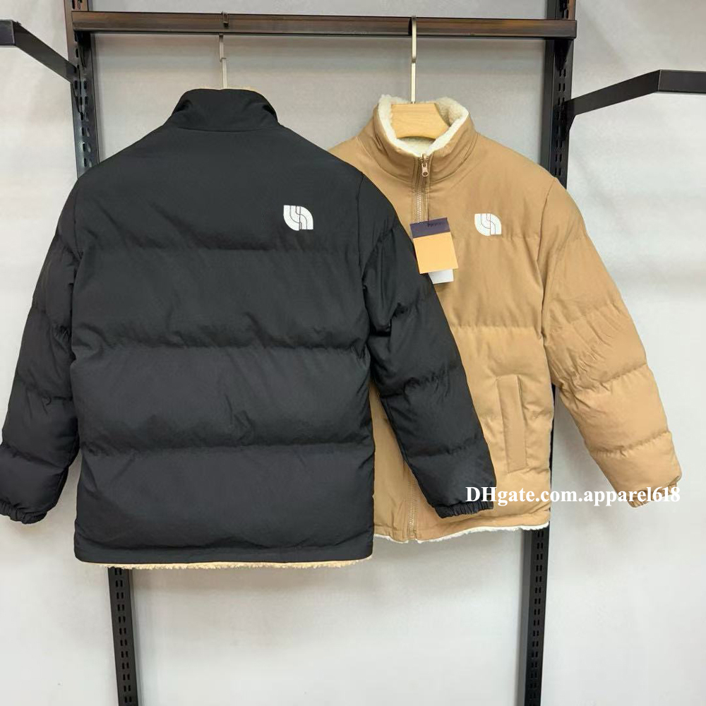 designer jacket men woman windbreaker autumn winter coats high quality doudoune luxe windproof warm sherpa Fleece Loose Furry Coat Outdoor Double Si