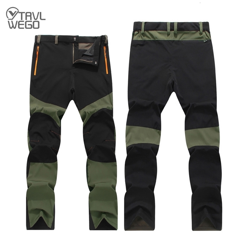 TRLWEGO Summer Men Hiking Pants Fishing Trousers Trekking Quick Dry Outdoor Travel Elastic Fabric Cycling Camping Clothing 250715CJ