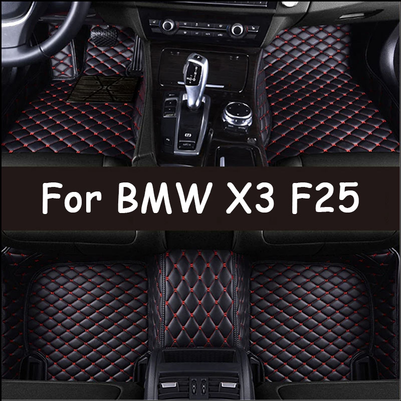 Car floor mats for X3 F25 2011 to 2016 Custom auto foot Pads automobile carpet cover interior accessories-image-1069706755