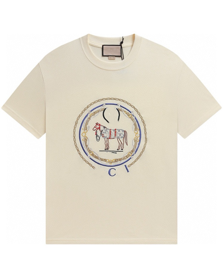 Designer T-shirts Men's women's T Shirts sporty loose print couple Round neck comfortable short-sleeved casual Unisex Short sleeve G80437