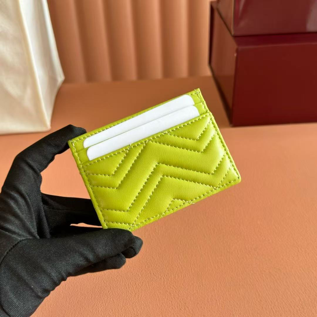 2025 high-quality luxury designer elegant card holder wallet high-end wallet classic noble leather wallet credit card coin purse with box dustproof