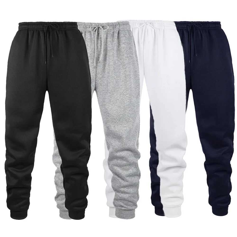 Mens Gym - Ready Jogging Pants Solid Color Sweatpants Ideal for Autumn and Winter Workouts X250804