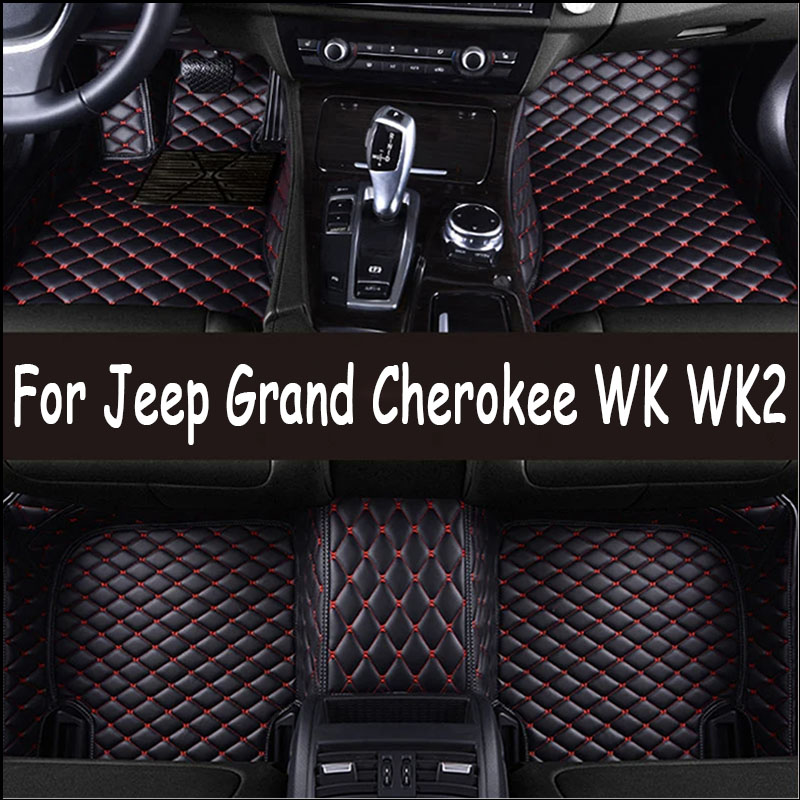 Car floor mats for Jeep Grand Cherokee WK WK2 2011 to 2022 foot Pads Carpet-image-1069681463
