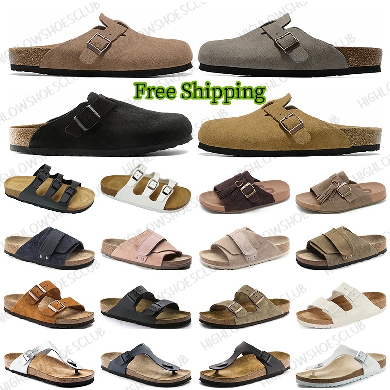 Free Shipping designer berkinstocks sandals brikinstock clog slippers men women suede leather mens slides sandal outdoor shoes