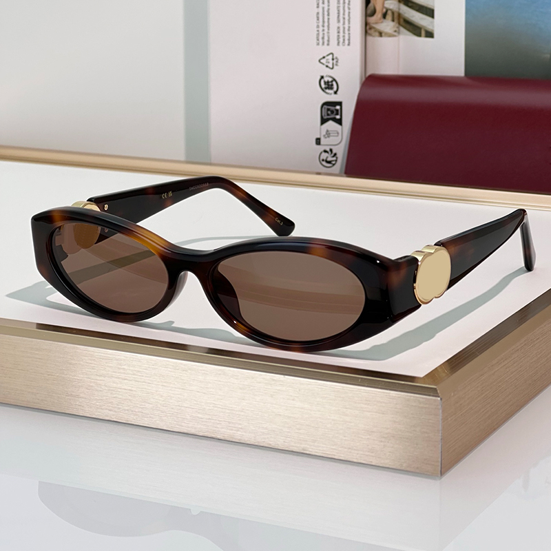 Designer Sunglasses For Women GG1660 Tortoiseshell Acetate Brown Lenses Shade Y2K Daily Outfit Luxury Brand Trendy Street Shooting Leisure Vacation