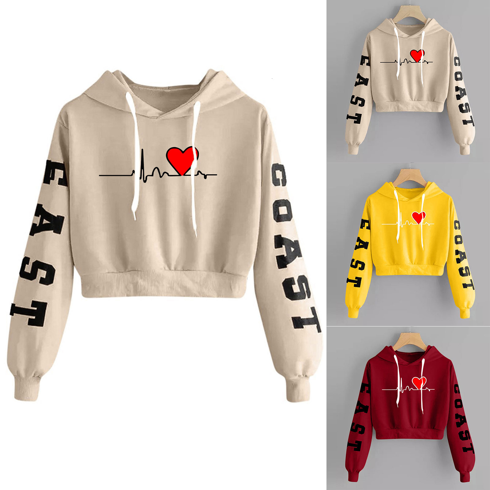 Free Shipping Designer Hoodie Fashion New Creative Printing 2025 Autumn/winter Fashion Long Sleeved Electrocardiogram Printed Thin Sportswear